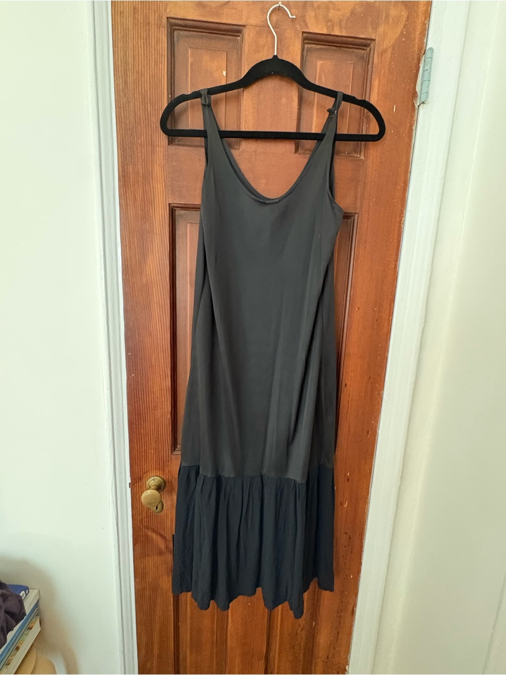Vintage Black Midi Dress